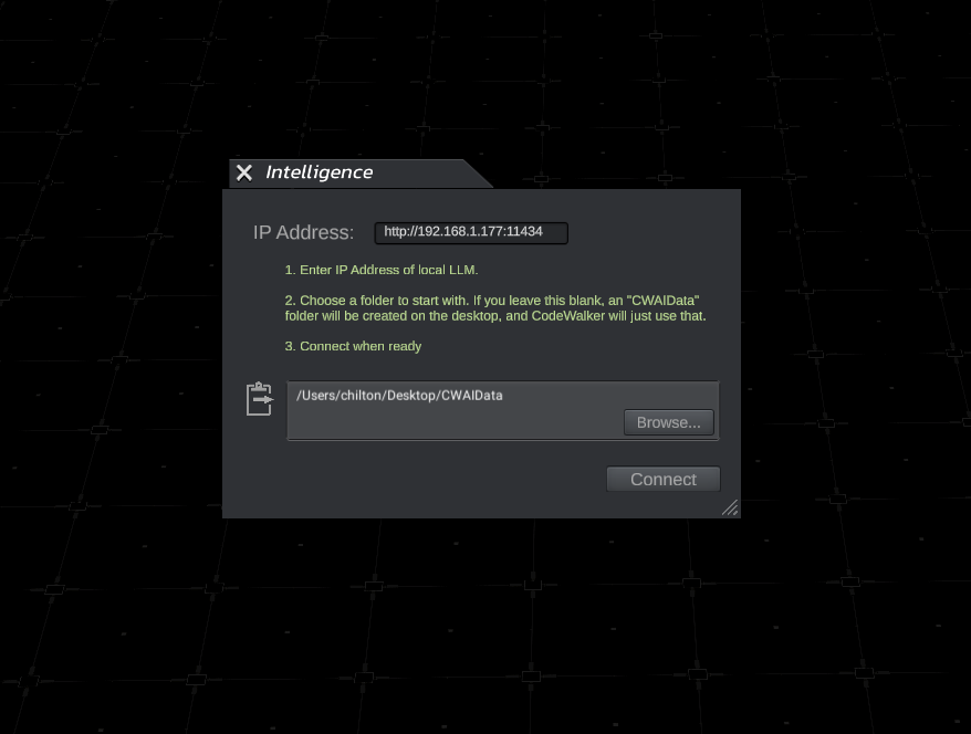 Intelligence Settings
